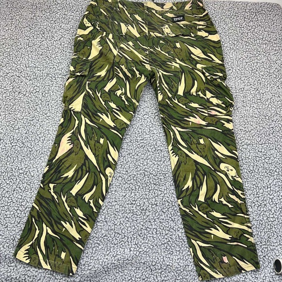Rip n Dip Other - Rip n Dip Cargo Pants Men 36x32 Green Camo Straight Leg Pockets Adult Outdoor